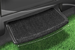 Prest-O-Fit Wraparound Radius RV Step Rug - Black