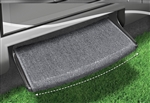 Prest-O-Fit Wraparound Radius RV Step Rug - Stone Gray