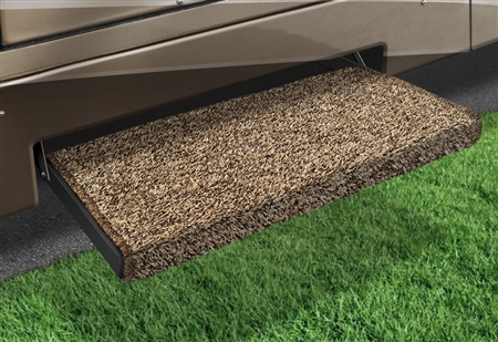 2-0051 Jumbo Wraparound Plus RV Step Rug - Brown