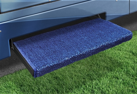 2-1051 Jumbo Wraparound Plus RV Step Rug - Imperial Blue