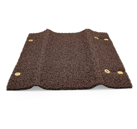 Camco Wrap Around 18" RV Step Rug - Brown