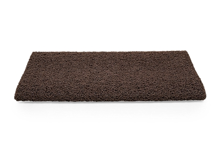 Camco 42967 RV Premium Step Scrub Rug - Brown - 22" x 23"