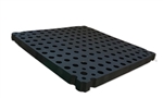 Travel Easy Decks  040401 RV Step Kit 4 Sq. Ft. - Black Plastic