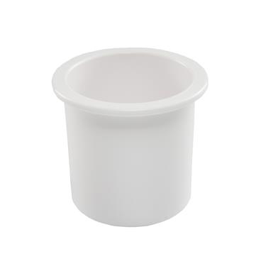 WhiteCap Industries 3511WD White Nylon Flush Cup Holder, 3.59" Diameter