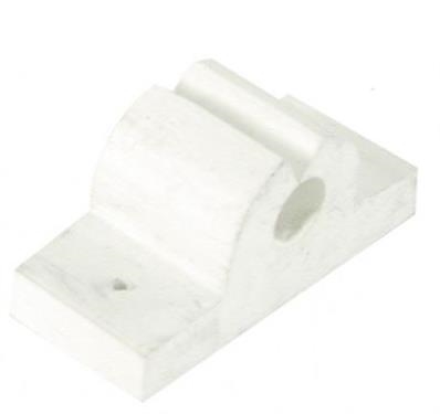 WhiteCap Industries 3754WC Rubber Rod Tool Holder, 1", White