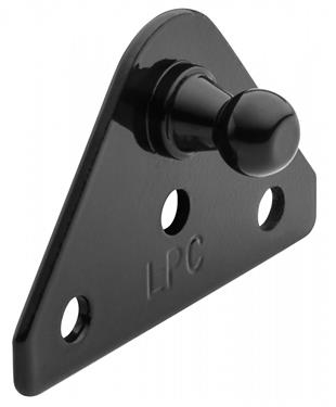 WhiteCap Industries G-1020BC Gas Spring Flat Mounting Plate, Black, 10mm