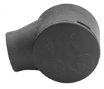 WhiteCap Industries Gas Shock End Fitting For 10mm Ball Stud, With Snap Cap