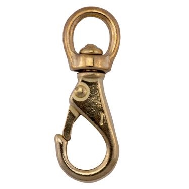 WhiteCap Industries S-1104C Rotating Eye Snap Hook, 5/8" Hook, 3/4" Ring Diameter, Bronze