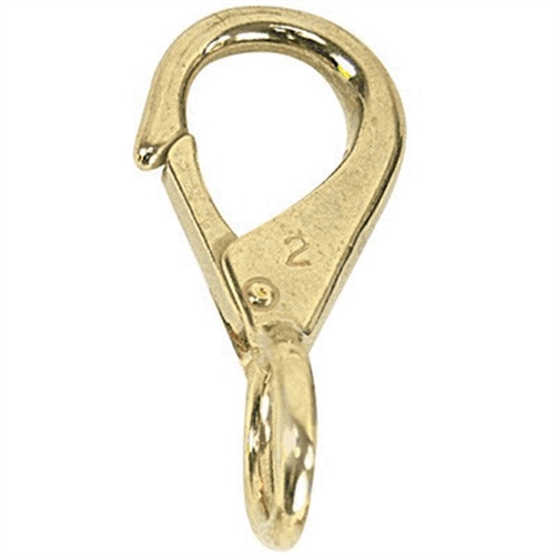 WhiteCap Industries S-1120C Bronze Eye Snap Hook, 1/4" Hook, 3/8" Ring