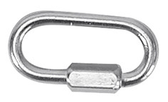 WhiteCap Industries S-1551P Twist-Lock Carabiner, 1/4" Opening, 1-15/16" Length, 3/16" Stock