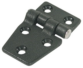 WhiteCap Industries S-3032C Boat Door Hinge, 2-1/4" x 1-3/8", Black