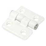 WhiteCap Industries Boat Door Hinge, 1-1/2" x 1-3/8", White