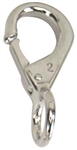 WhiteCap Industries Fixed Eye Snap Hook, 1/2" Hook, 13/16" Ring Diameter, 3-1/4" Length