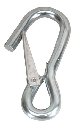 WhiteCap Industries S-4043C Fixed Eye Spring Loaded Snap Hook, 1-3/16" Hook, 4-1/16" Length