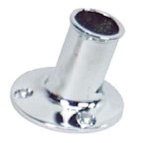 WhiteCap Industries S-5001C Flagpole Mount For 3/4" Diameter Flagpole, 2" Base