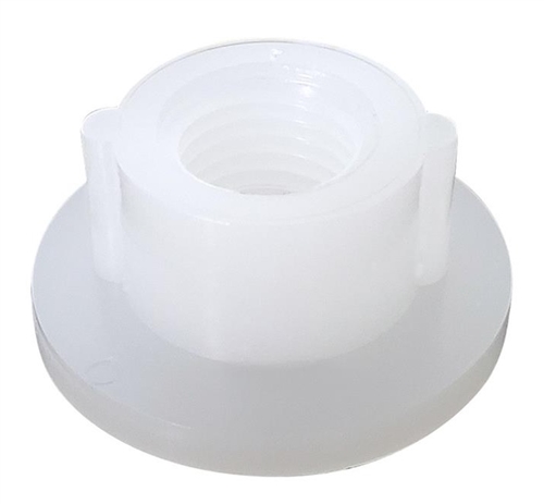 Icon RV Fresh Water Tank Fill Adapter, 1/4" Raised FPT Spin Weld Fitting