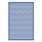 Lippert Reversible All-Weather Patio Mat, 8' x 12', Blue