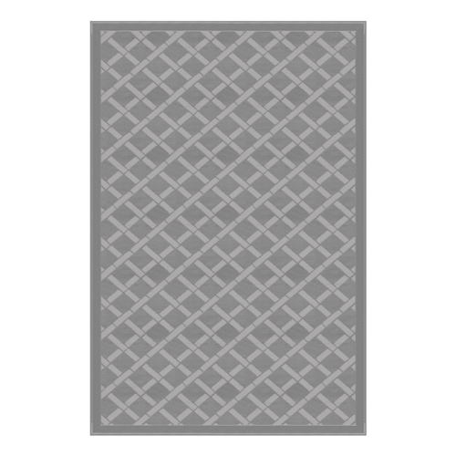 Lippert 2021028010 Reversible All-Weather Patio Mat, 8' x 12', Gray