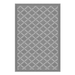 Lippert 2021028006 Reversible All-Weather Patio Mat, 6' x 9', Gray