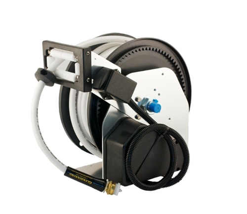 Glendinning Motorized RV Hose Reel with 50' Hose - 12V Power Retraction