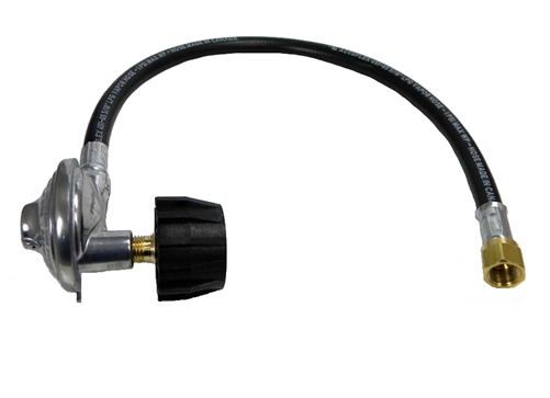 MB Sturgis Low-Pressure RV Propane Gas Regulator And Hose Assembly, 22"