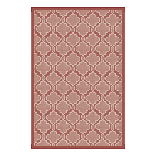 Lippert 2021028029 Reversible All-Weather Patio Mat, 8' x 12', Terracotta