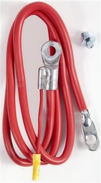 East Penn 00302 Side Post Battery Cable, Red Positive, 25"