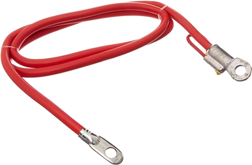 East Penn 00333 Side Post Battery Cable, Red Positive, 50"