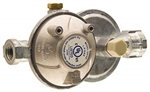 Cavagna 52-A-490-0020 Two Stage Propane Regulator With Shutoff Valve - 1/4"