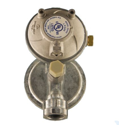 Cavagna 52-A-490-0019 Two-Stage Propane Regulator, 1/4" FPT x 3/8" FPT, 160,000 BTU