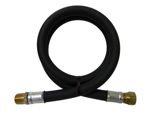 MB Sturgis 100040-144-MBS High-Pressure Propane Hose - 3/8" Female Flare Swivel x 3/8" MPT - 12 Ft