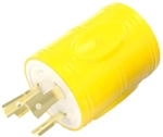 Furrion Power Cord Adapter Plug, 30A Female To 30A Male, Yellow