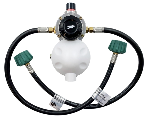 AP Products RV Auto Changeover Propane Gas Regulator With 24" Hoses