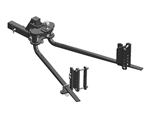Blue Ox 2-Point 6-Hole Shank Weight Distribution Hitch, For Underslung Couplers, 12,000 GTW, 800 TW
