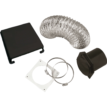 Splendide VID403AB Deluxe RV Dryer Vent Kit - Black