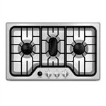 Furrion FGH4ZSA-SS 3-Burner Stove Gas Cooktop - 7500 BTU - Stainless Steel