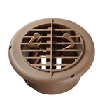 RV Designer H810 Round Rotaire RV Vent With Damper - Beige