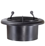 RV Designer H815 Round Rotaire RV Vent With Damper - Black