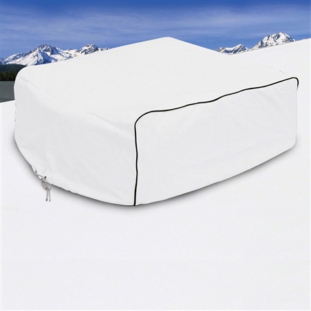 Classic Accessories RV AC Cover White - Coleman Mach, Roughneck & TSR