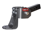 Gen-Y Hitch GH-12005 Glyder Shock Absorbing Hitch Ball Mount, 6" Drop, 2" Receiver, 7,000 Lbs