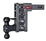 Gen-Y Hitch Mega-Duty Adjustable 2-Ball Mount, 2" Hitch, 7-1/2" Drop/Rise, 16,000 Lbs