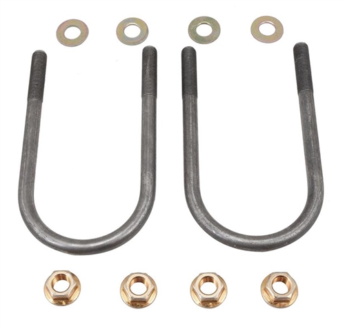 Husky Towing Trailer Axle Leaf Spring U-Bolt Kit, 6.5" Inner Length, 1/2-20 Threads