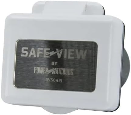 Hughes Autoformer SafeView Smart RV Power Inlet Port, 50 Amp