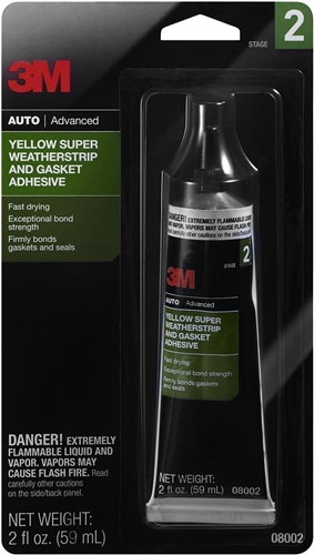 3M Yellow Super Weatherstrip and Gasket Adhesive 08002 - 2 fl oz