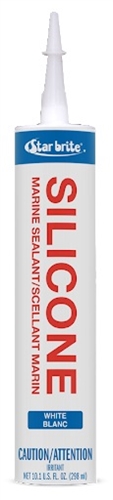 Star Brite 082121 Marine Grade Silicone Sealant - 10.1 Oz - White