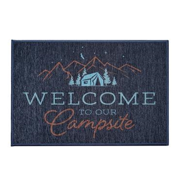 Crystal Art Gallery 455836 Welcome To Our Campsite Door Mat, 27" x 18"