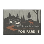 Crystal Art Gallery 455835 Home Is Where You Door Mat, 27" x 18"