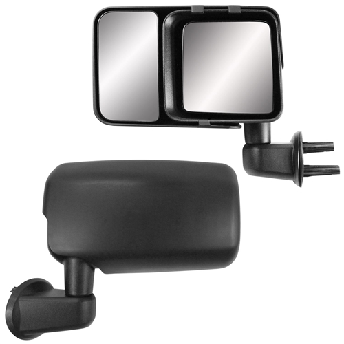 K-Source 80740 Snap & Zap Towing Mirrors For 2007-2018 Jeep Wrangler