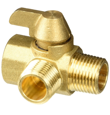 Valterra P23401LF Replacement Brass Diverter Valve - 1/2"