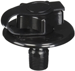 Valterra A01-0168BKVP Black Plastic RV Inlet - 1/2"